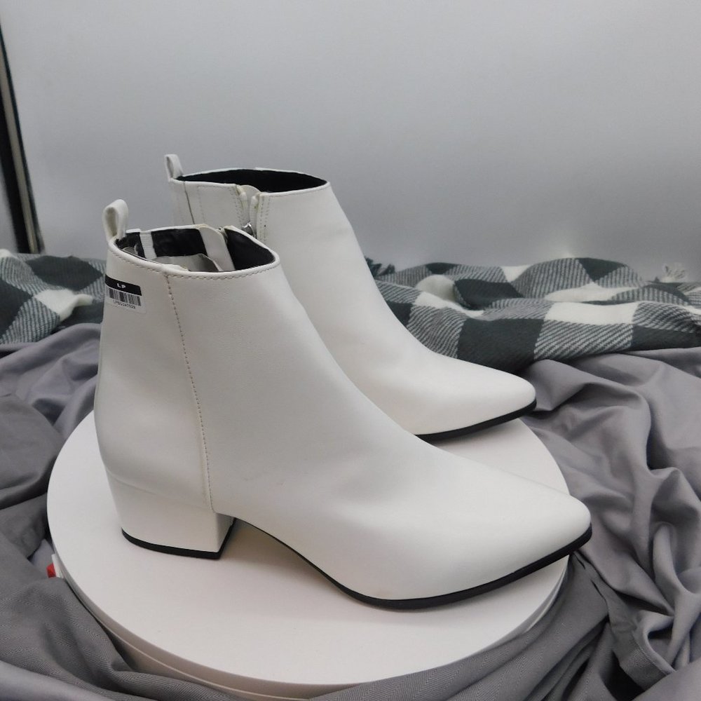 A New Day White Go Go Boots